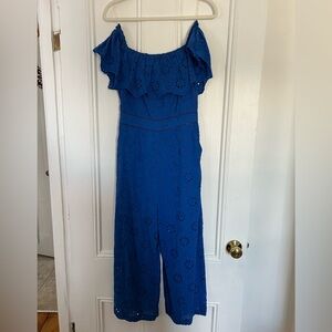 Main Strip cotton jumpsuit